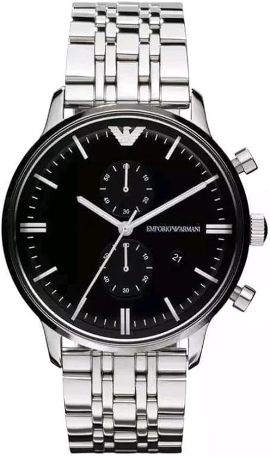 Emporio Armani Men's Chronograph Watch Steel AR0389