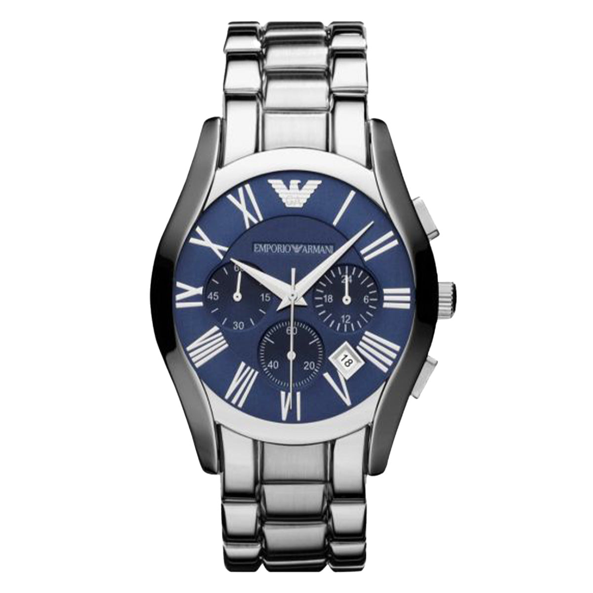 Emporio Armani Men's Chronograph Watch Silver AR1635
