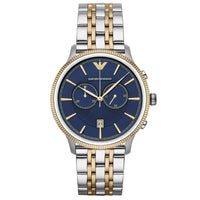 Thumbnail for Emporio Armani Men's Watch Chronograph Two Tone Blue AR1847
