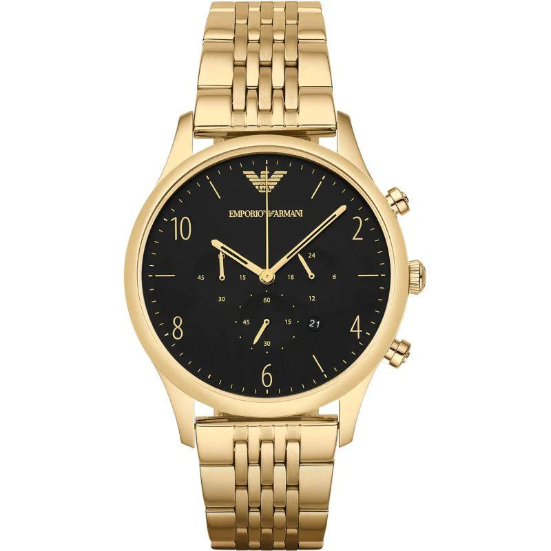 Emporio Armani Men's Chronograph Watch Gold PVD AR1893