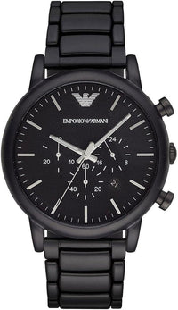 Thumbnail for Emporio Armani Men's Luigi Chronograph Watch Black PVD AR1895