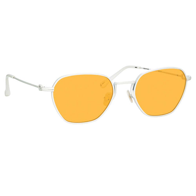 Alessandra Rich x Linda Farrow Orange Women’s Sunglasses AR1C9SUN