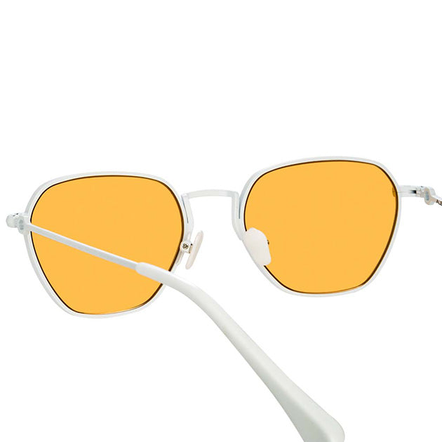 Alessandra Rich x Linda Farrow Orange Women’s Sunglasses AR1C9SUN