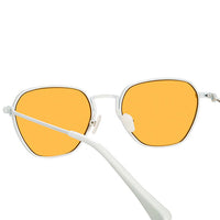 Thumbnail for Alessandra Rich x Linda Farrow Orange Women’s Sunglasses AR1C9SUN