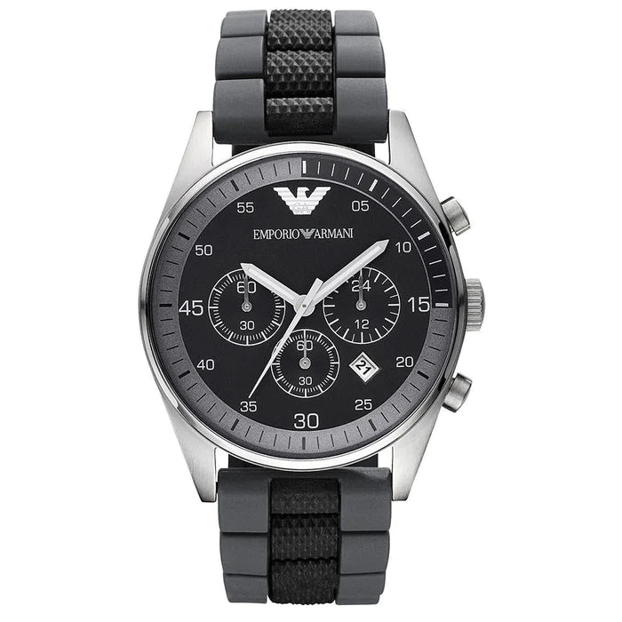 Emporio Armani Men's Sportivo Chronograph Watch Black AR5866
