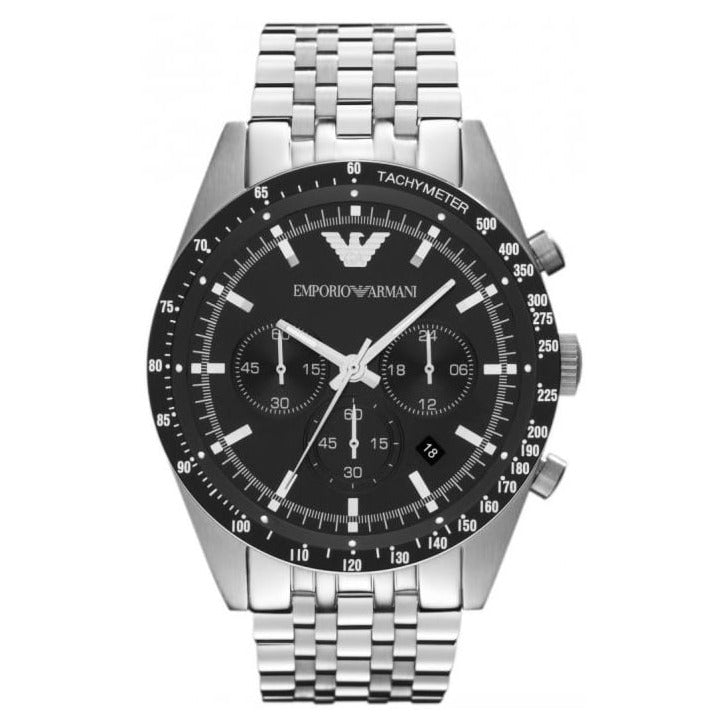 Emporio Armani Men's Tazio Chronograph Watch Steel AR5988
