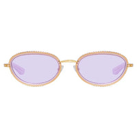 Thumbnail for Area Nyc x Linda Farrow Gem-set Sunglasses AREA1C3SUN