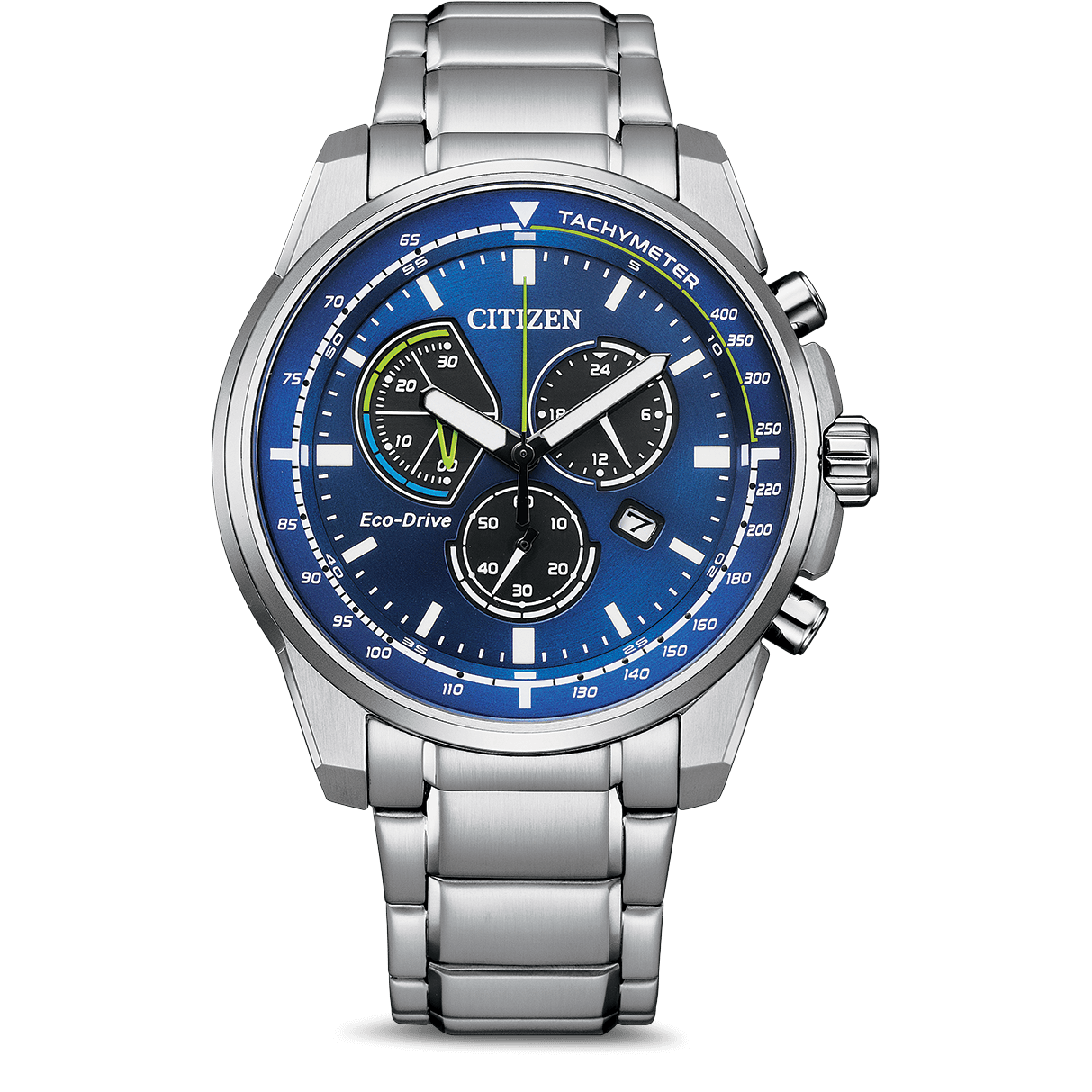 Citizen Eco-Drive Chronograph Blue Men's Watch AT1190-87L