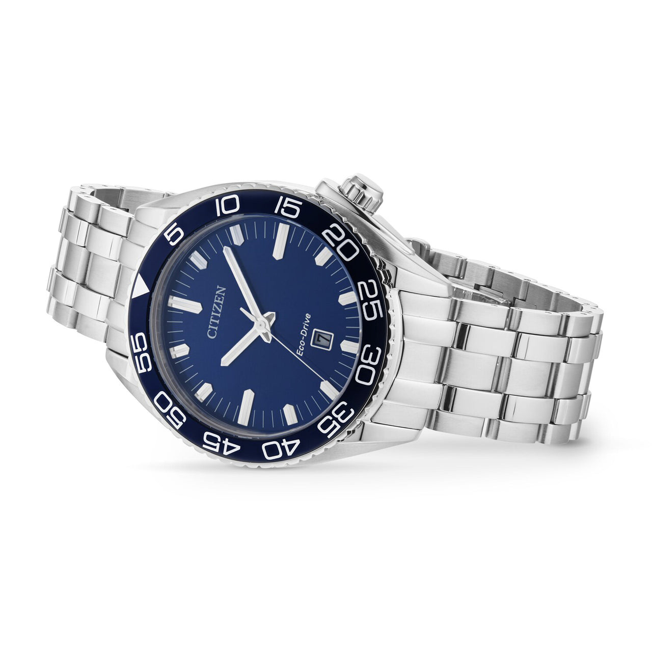 Citizen Carson Eco-Drive Men's Watch 42mm Blue Dial