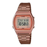 Thumbnail for Casio Ladies Vintage Glitter Rose Gold Watch B640WCG-5DF