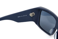 Thumbnail for Balenciaga Unisex Sunglasses Oversized Rectangle Blue BB0002S-004 63