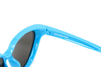 Thumbnail for Balenciaga Women's Sunglasses Classic Cat Eye Light Blue BB0149S-007 56