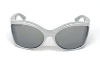 Thumbnail for Balenciaga Women's Sunglasses Oversized Butterfly Silver BB0154S-003 72