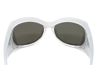 Thumbnail for Balenciaga Women's Sunglasses Oversized Butterfly Silver BB0154S-003 72