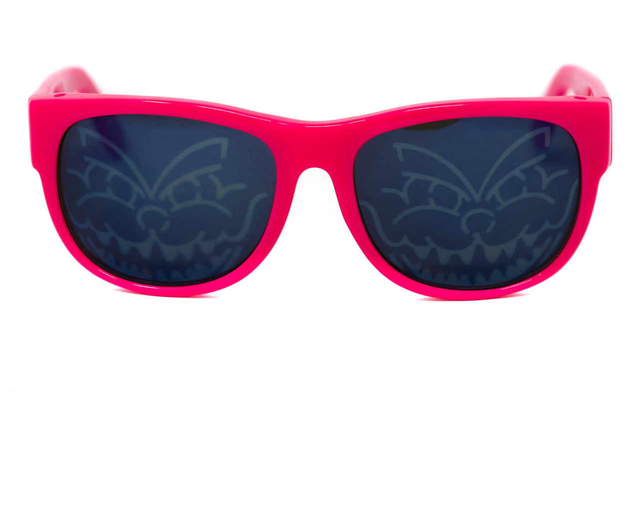 Bernhard Willhelm Sunglasses Unisex Pink Visor Blue Mirror Lenses Cat 3