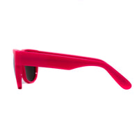 Thumbnail for Bernard Willhelm Sunglasses Unisex Pink Visor Blue Mirror Lenses Cat 3
