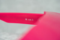 Thumbnail for Bernard Willhelm Sunglasses Unisex Pink Visor Blue Mirror Lenses Cat 3