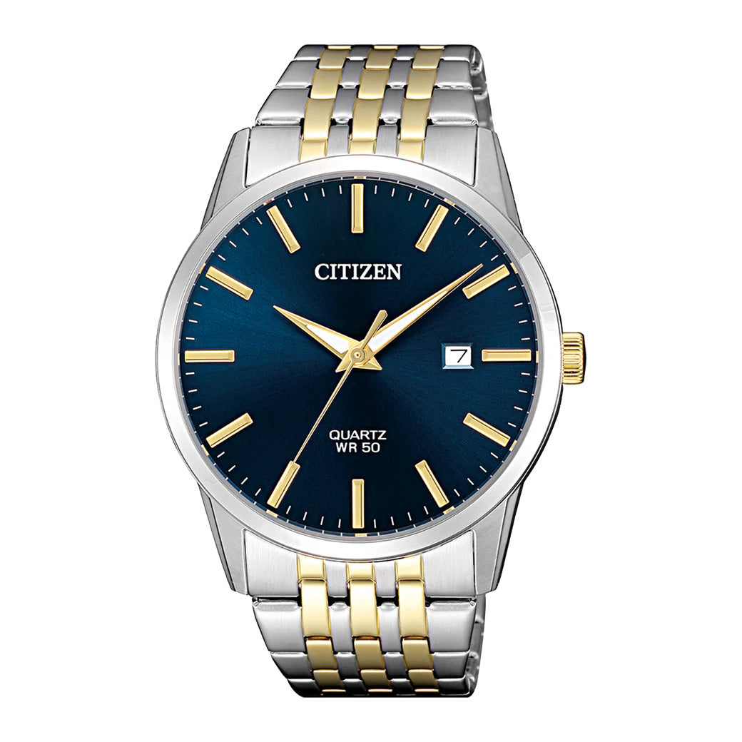 Citizen Men's Classic Watch 39mm Blue Dial Two-Tone