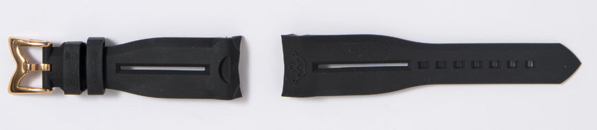 Gagà Milano Manuale 48mm Silicone Black Watch Strap
