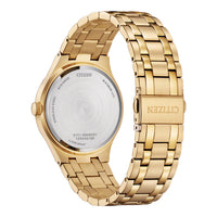 Thumbnail for Citizen Eco-Drive Men's Watch 40mm Black Dial Gold Stainless Steel
