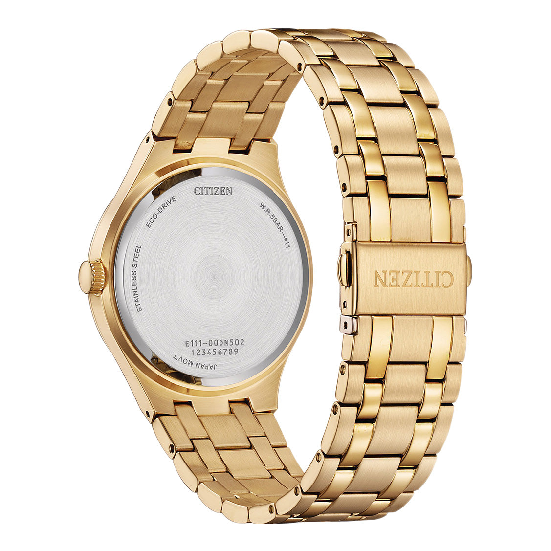 Citizen Eco-Drive Men's Watch 40mm Champagne Dial Gold Steel