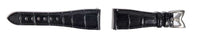 Thumbnail for Gagà Milano Manuale 48mm Black Alligator Leather Watch Strap
