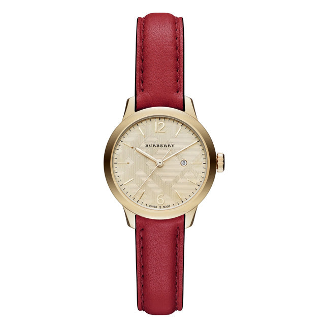 Burberry Ladies' Watch Classic Red Gold BU10102