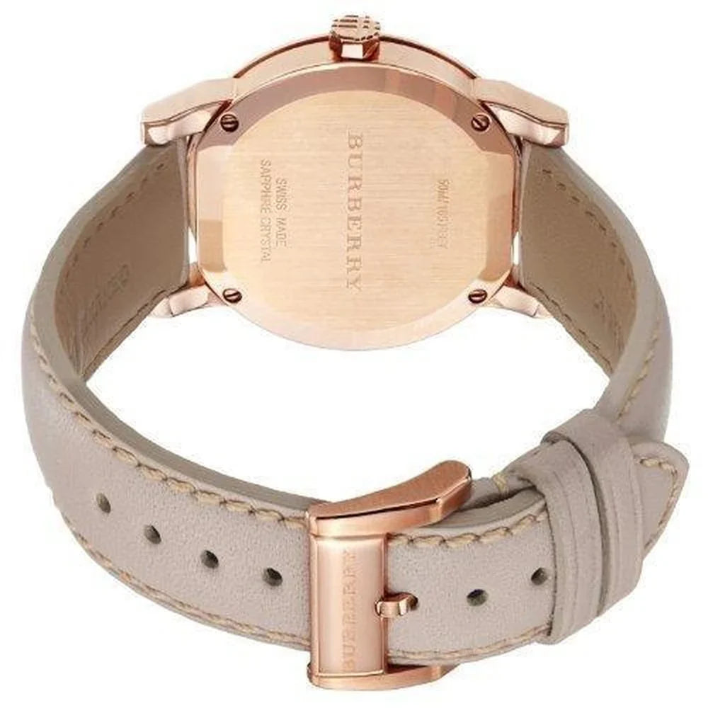Burberry Ladies' Watch The City Check Rose Gold BU9014