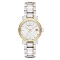 Thumbnail for Burberry The City Ladies 34mm Two-Tone Yellow Gold Watch BU9115
