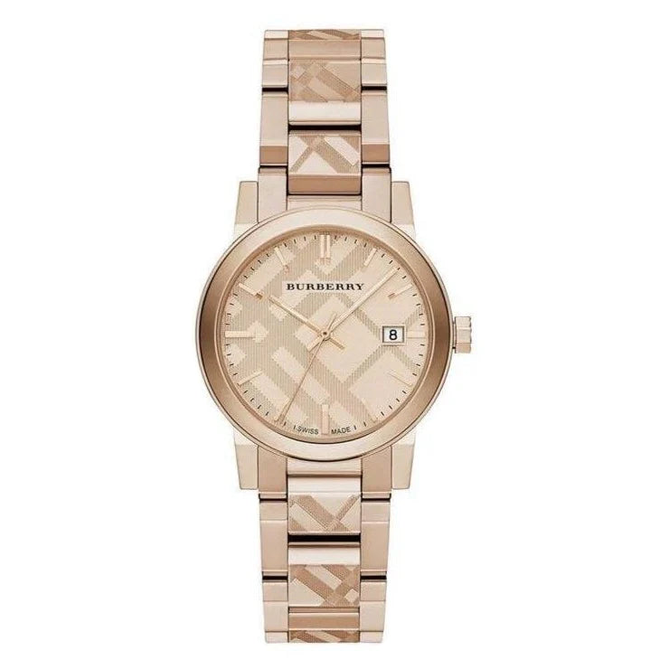 Burberry Ladies' Watch The City Check Silver BU9146
