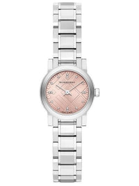Thumbnail for Burberry Ladies Watch The City Check Diamonds Pink BU9223