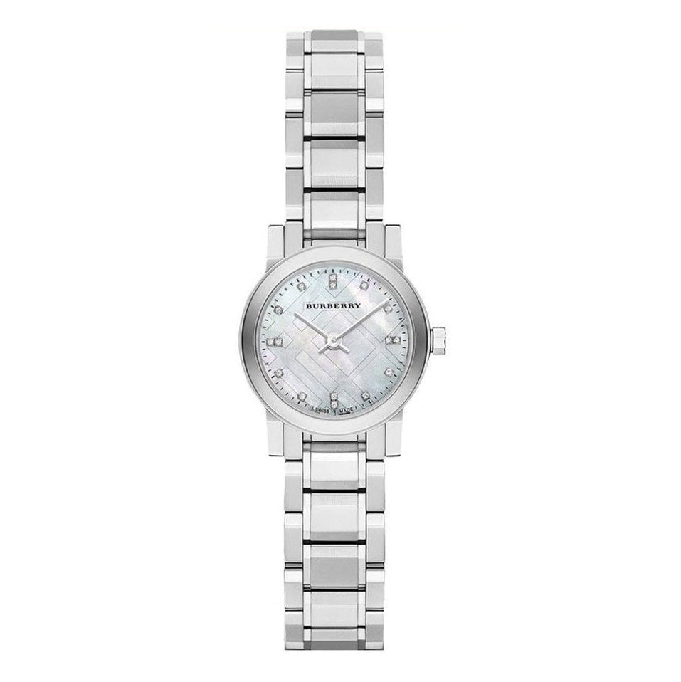 Burberry Ladies' Watch The City Check Mother of Pearl BU9224
