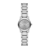 Thumbnail for Burberry Ladies' Watch The City Engraved Check Silver BU9230