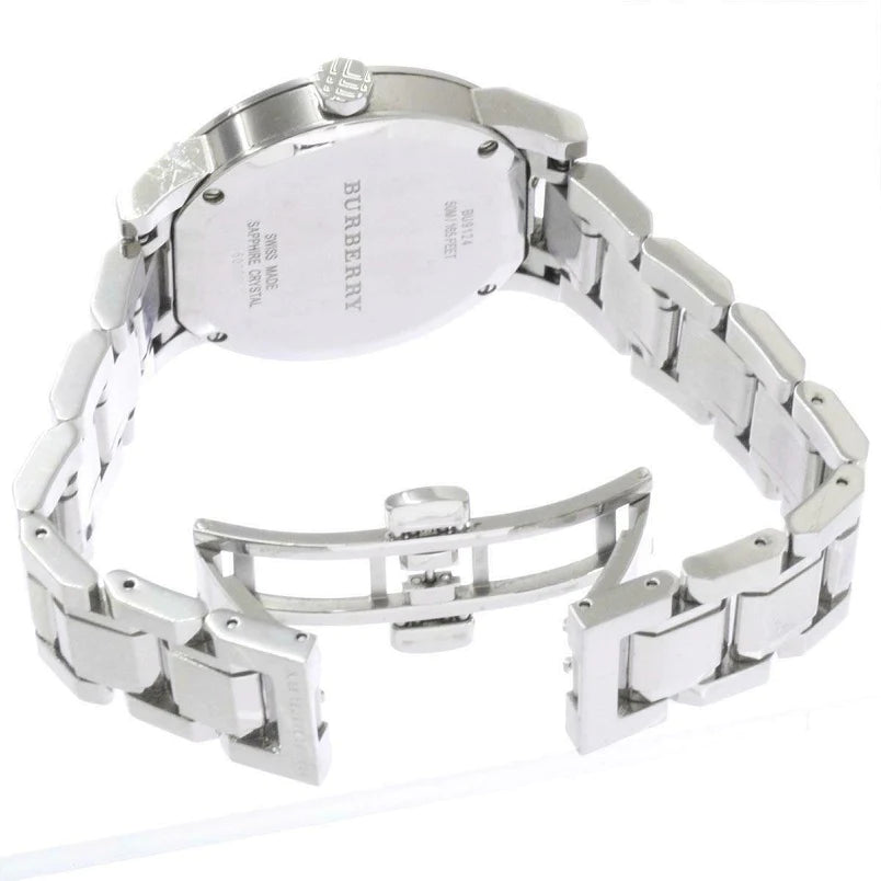 Burberry check stamped bracelet watch 34mm sales