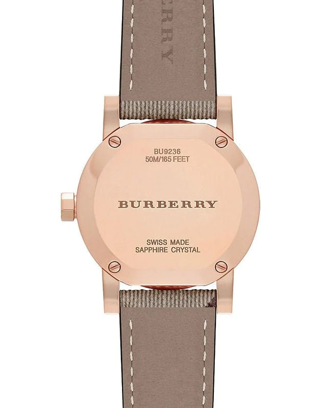 Burberry Ladies Watch The City 26mm Rose Gold BU9236