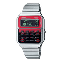 Thumbnail for Casio Vintage Unisex Red Silver Watch CA-500WE-4B