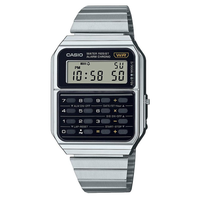 Thumbnail for Casio Watch Vintage Data Bank Calculator Silver CA-500WE-1ADF