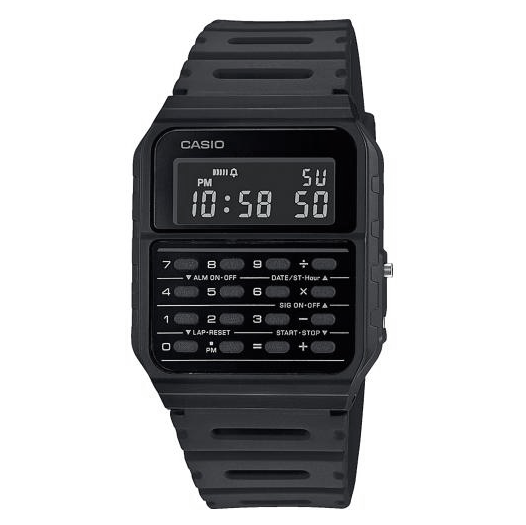 Casio Watch Data Bank Calculator Black CA 53WF 1BDF