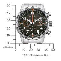 Thumbnail for Citizen Eco-Drive Chronograph Men's Watch 43mm Black Dial