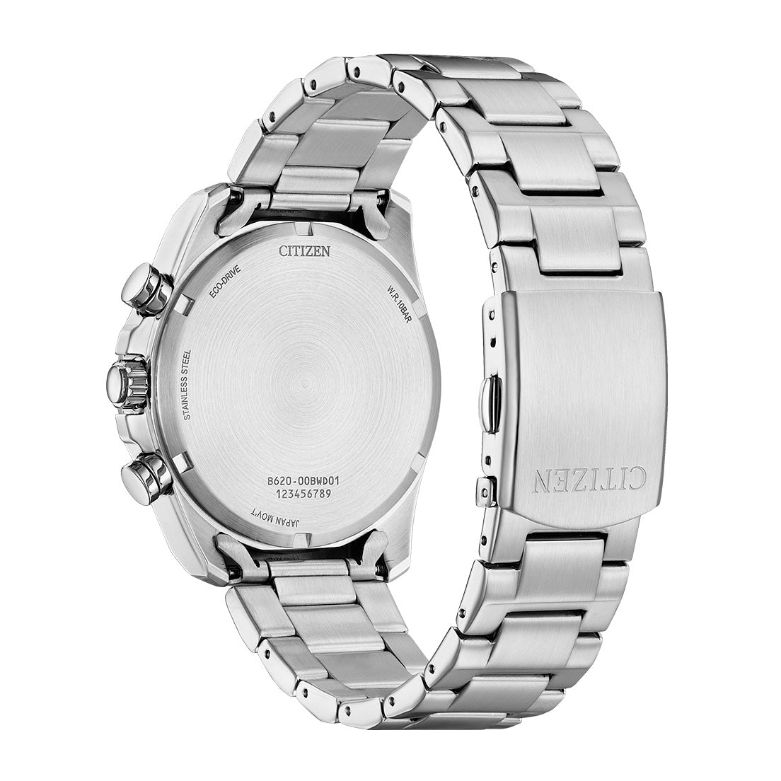 Citizen Eco-Drive Chronograph Men's Watch 41mm Black Dial