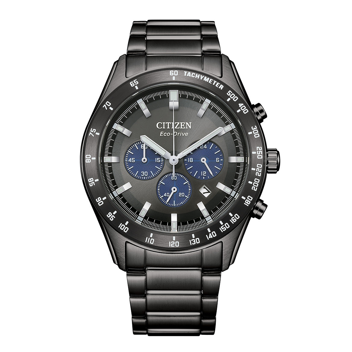 Citizen Eco-Drive Chronograph Men's Watch 43mm Black Dial