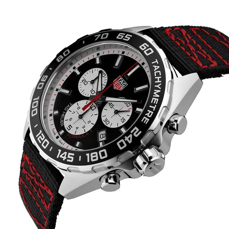 Tag Heuer Watch Formula 1 Chronograph Nato Strap CAZ101E.FC8228