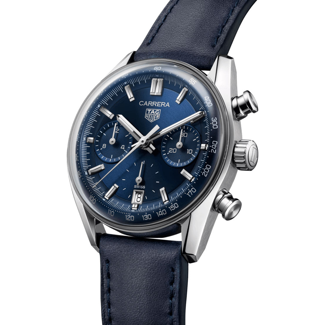 Tag Heuer Carrera Men's Blue Chronograph Watch from