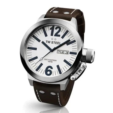 TW Steel Watch CEO Canteen White CE1006
