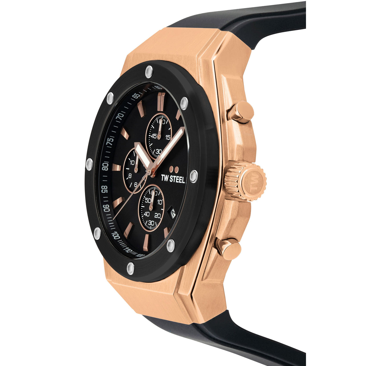 TW Steel CEO Tech 44mm Black Men's Watch CE4103