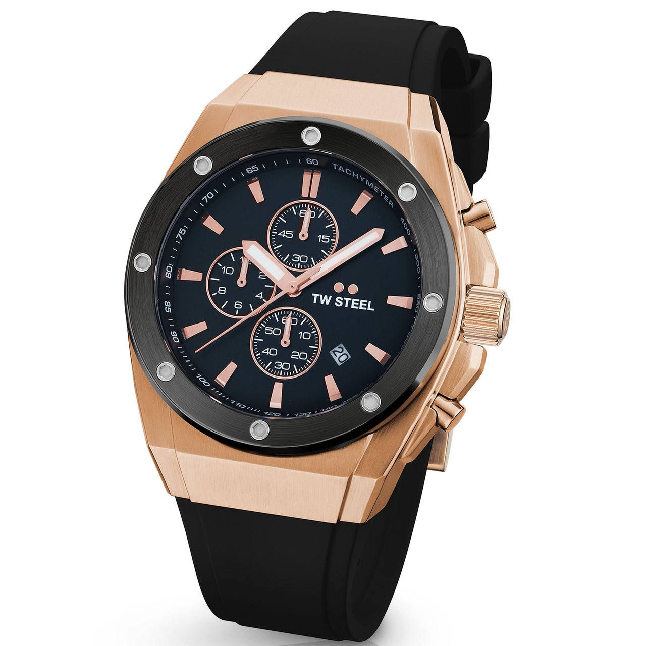 TW Steel CEO Tech 44mm Black Men's Watch CE4103