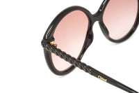 Thumbnail for Chloé Women's Sunglasses Oversized Round Brown/Orange CH0002S-001 58