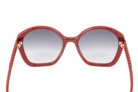 Thumbnail for Chloé Women's Sunglasses Billie Oversized Round Burgundy CH0003S-003 55