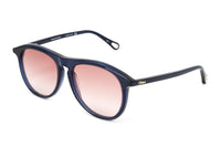 Thumbnail for Chloé Women's Sunglasses Esther Oversized Pilot Blue/Orange CH0009S-001 56