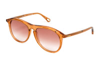 Thumbnail for Chloé Women's Sunglasses Esther Oversized Pilot Orange/Pink CH0009S-003 56